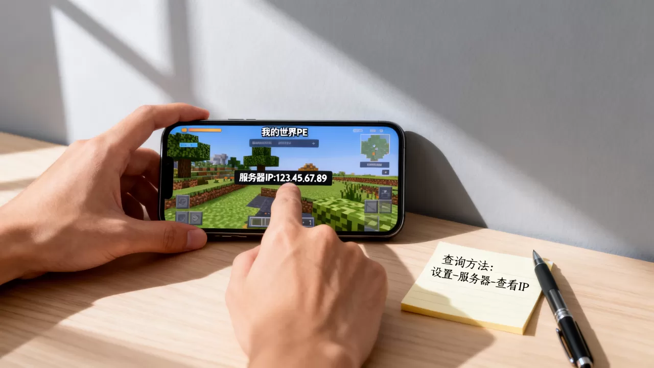 怎么查看我的世界PE服务器IP地址,我的世界PE服务器地址查询方法 怎么查看我的世界PE服务器IP地址,我的世界PE服务器地址查询方法