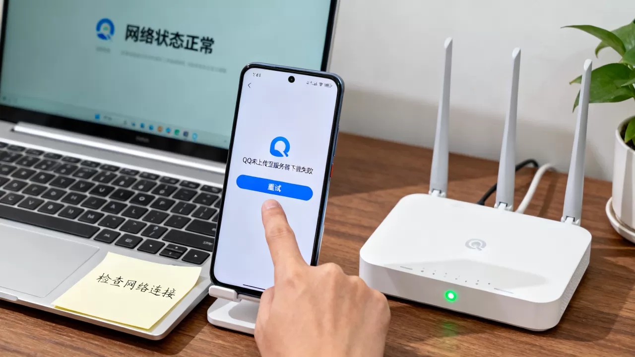 QQ未上传至服务器下载失败是怎么回事,如何解决? QQ未上传至服务器下载失败是怎么回事,如何解决?