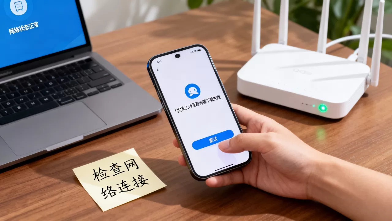 QQ未上传至服务器下载失败是怎么回事,如何解决? QQ未上传至服务器下载失败是怎么回事,如何解决?
