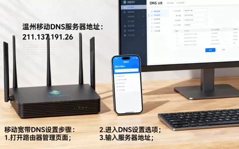温州移动DNS服务器地址是多少，移动宽带DNS怎么设置？