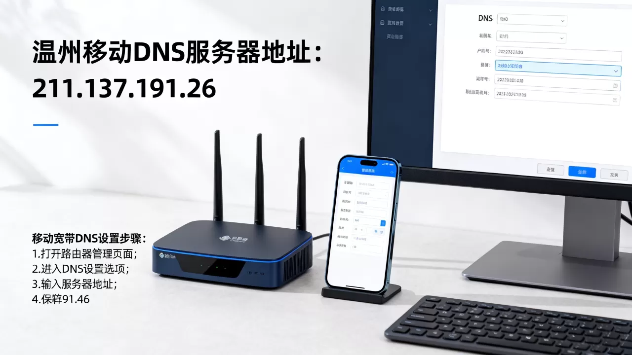 温州移动DNS服务器地址是多少,移动宽带DNS怎么设置? 温州移动DNS服务器地址是多少,移动宽带DNS怎么设置?