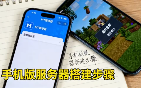 MT管理器怎么弄我的世界服务器？，手机版服务器怎么开？