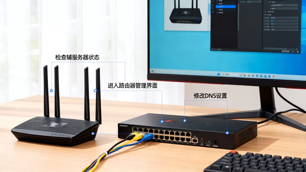DNS辅服务器不可用怎么修复,路由器dns怎么设置? DNS辅服务器不可用怎么修复,路由器dns怎么设置?
