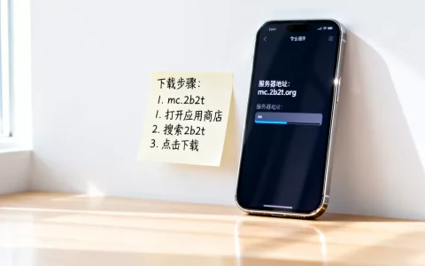 手机版2b2t服务器怎么下载，为什么进不去？