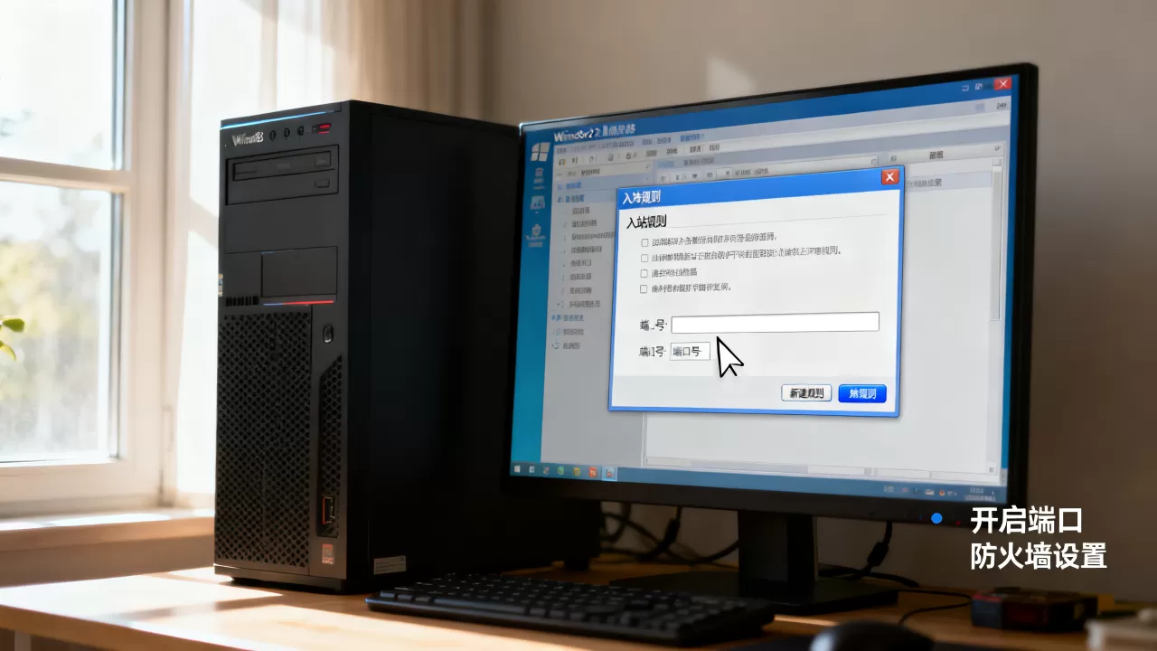 win8r2服务器怎么开启端口,防火墙入站规则在哪里设置? win8r2服务器怎么开启端口,防火墙入站规则在哪里设置?