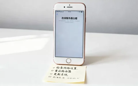 iphone6显示连接服务器出错怎么解决，是什么原因？