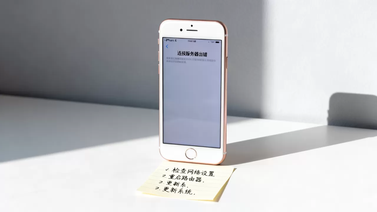 iphone6显示连接服务器出错怎么解决,是什么原因? iphone6显示连接服务器出错怎么解决,是什么原因?