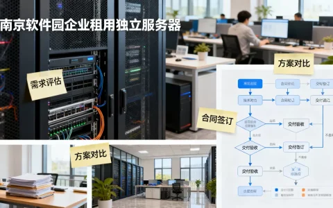 南京软件园企业租用独立服务器常规流程有哪些，怎么选服务商？