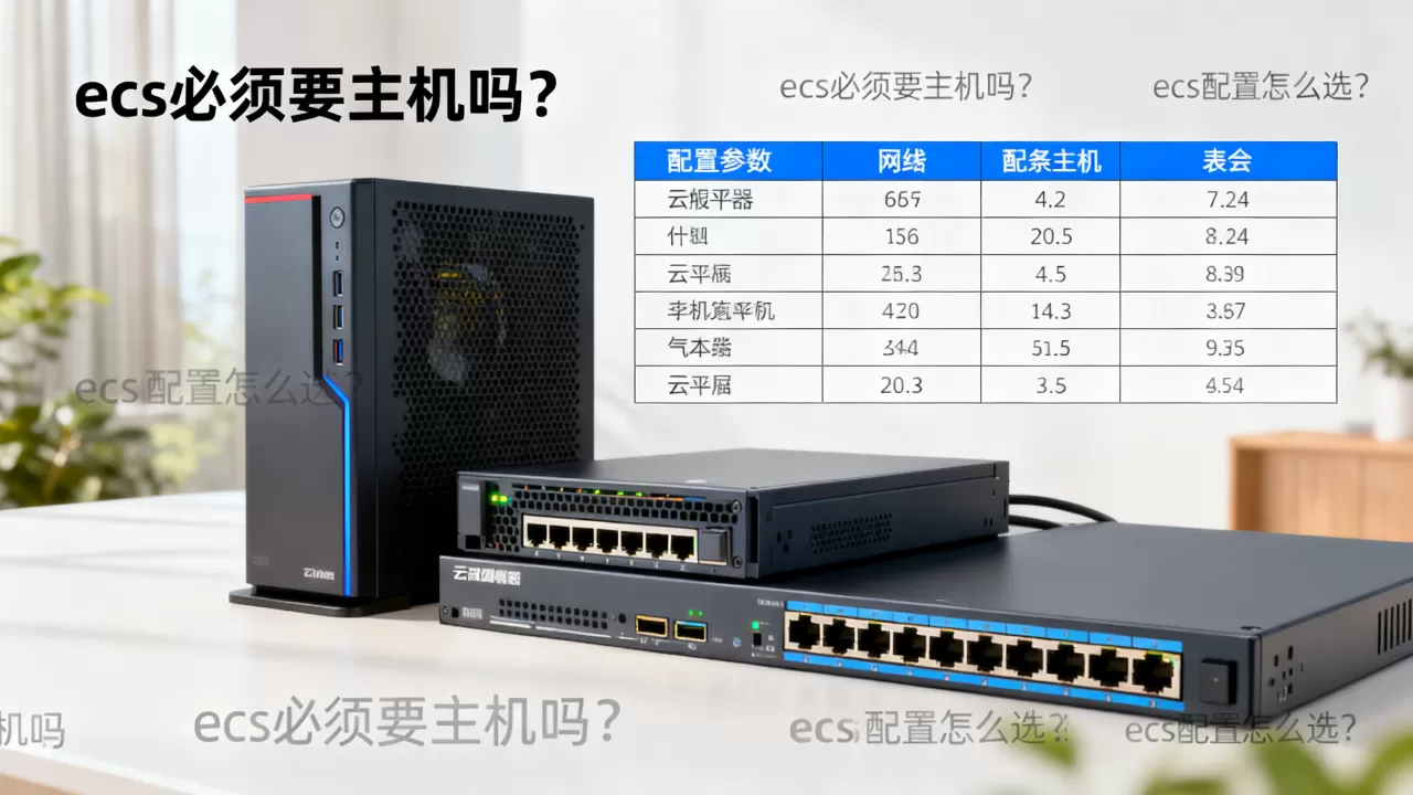 简米云服务器ecs必须要主机吗,ecs配置怎么选? 简米云服务器ecs必须要主机吗,ecs配置怎么选?