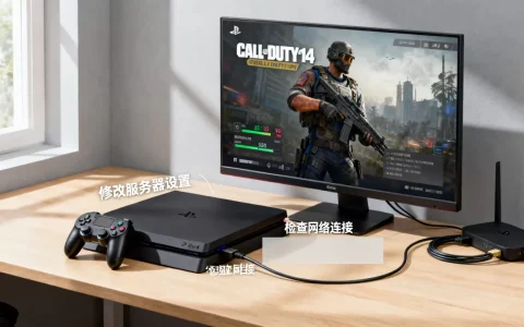 PS4使命召唤14如何修改服务器，网络延迟高怎么办？