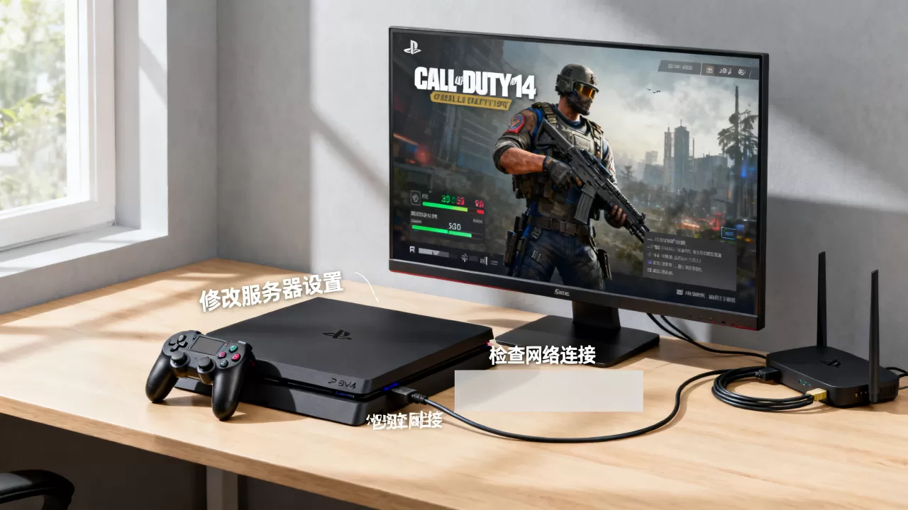 PS4使命召唤14如何修改服务器,网络延迟高怎么办? PS4使命召唤14如何修改服务器,网络延迟高怎么办?