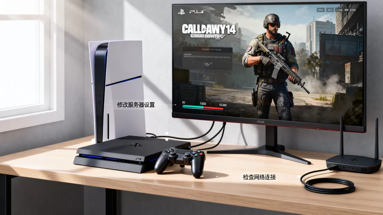 PS4使命召唤14如何修改服务器,网络延迟高怎么办? PS4使命召唤14如何修改服务器,网络延迟高怎么办?