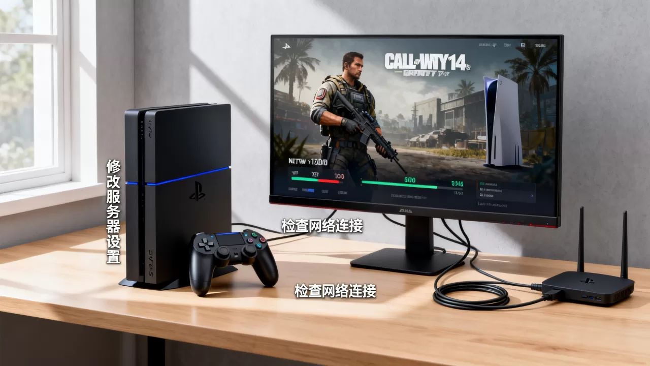 PS4使命召唤14如何修改服务器,网络延迟高怎么办? PS4使命召唤14如何修改服务器,网络延迟高怎么办?