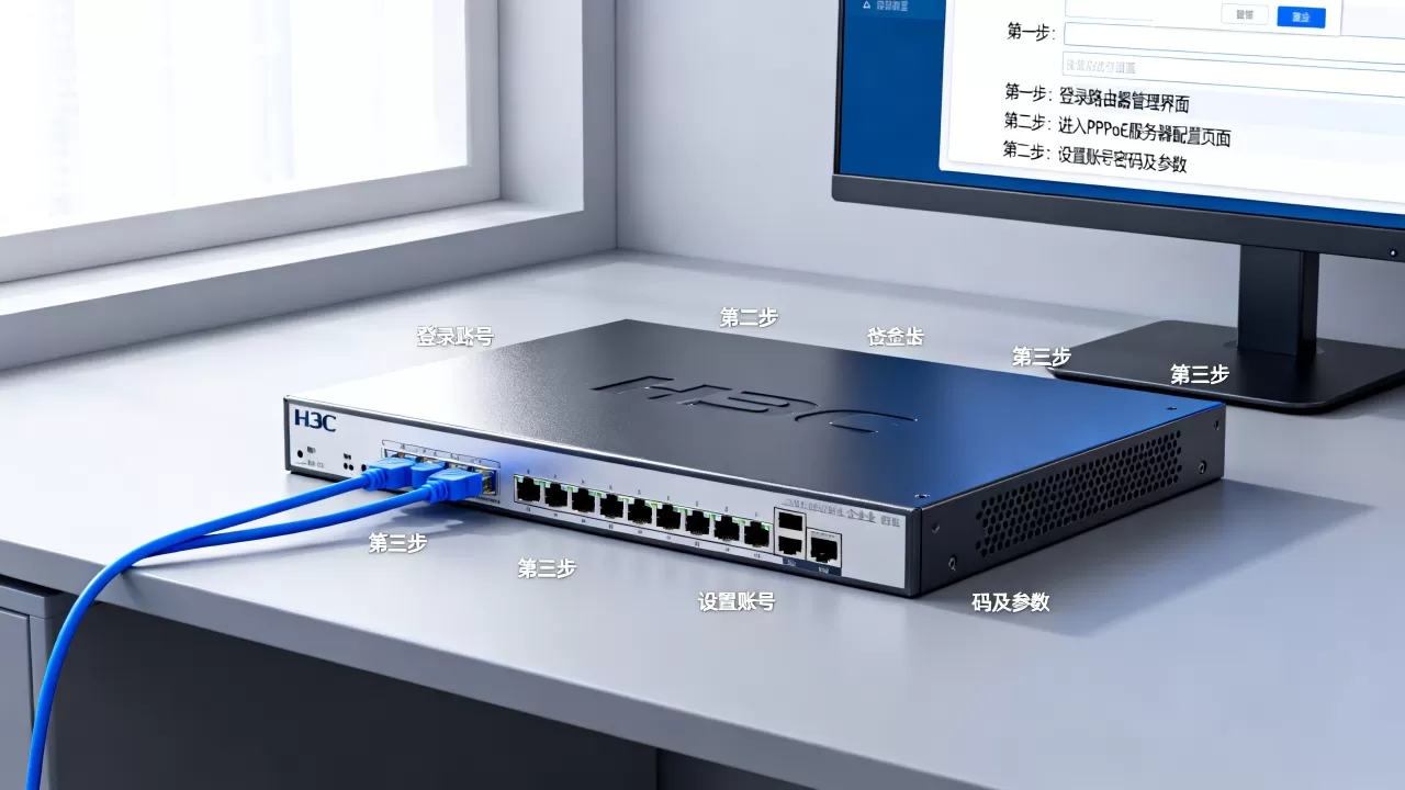 h3c企业路由器怎么做pppoe服务器,配置步骤是什么 h3c企业路由器怎么做pppoe服务器,配置步骤是什么
