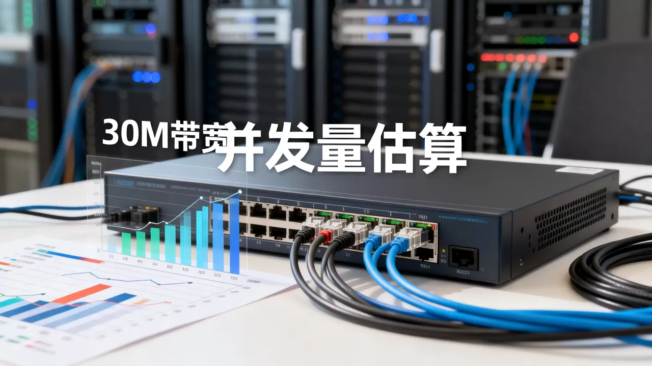 服务器30M带宽能支持多少人,怎么估算并发量? 服务器30M带宽能支持多少人,怎么估算并发量?