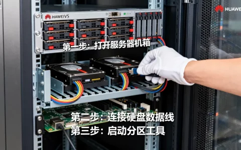 华为v5服务器怎么对硬盘分区？，分区操作步骤是什么？