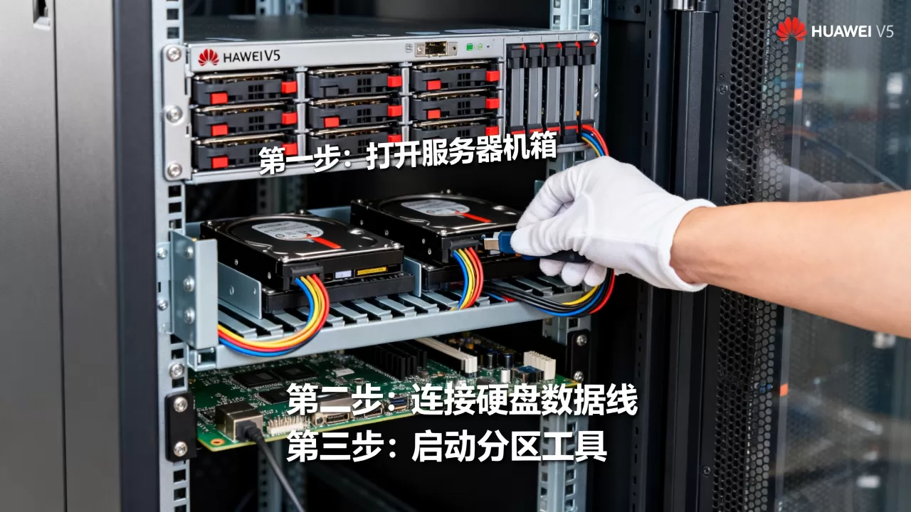 华为v5服务器怎么对硬盘分区?,分区操作步骤是什么? 华为v5服务器怎么对硬盘分区?,分区操作步骤是什么?