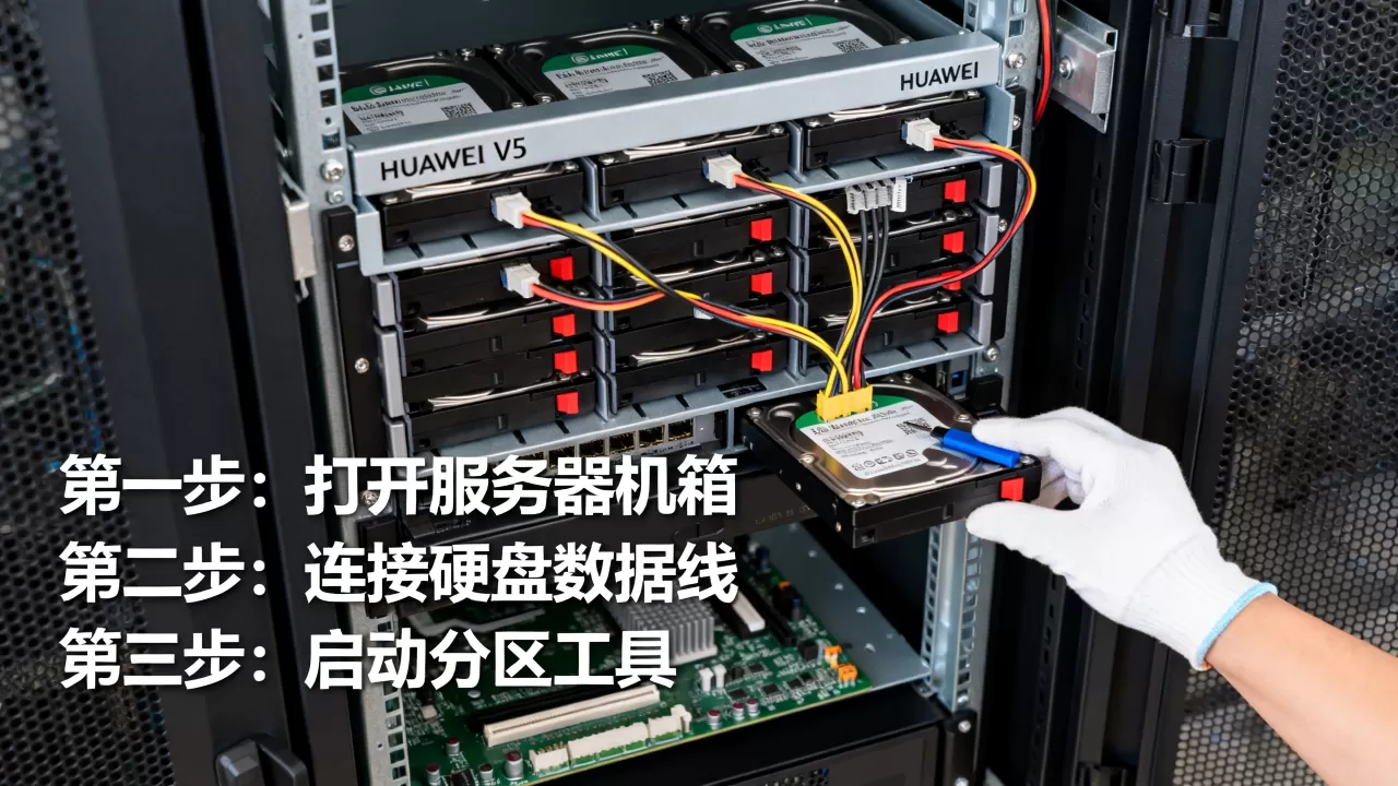 华为v5服务器怎么对硬盘分区?,分区操作步骤是什么? 华为v5服务器怎么对硬盘分区?,分区操作步骤是什么?