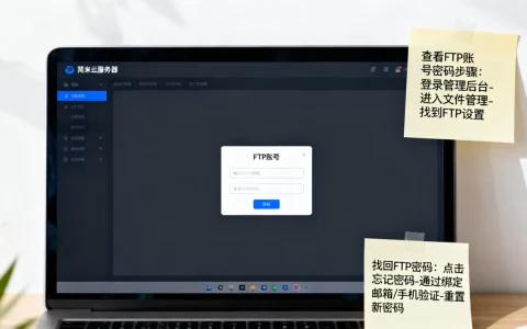 简米云服务器怎么看FTP账号密码，FTP密码忘了如何找回