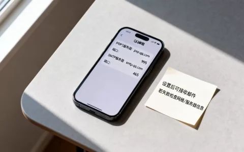 手机QQ邮箱设置服务器后会怎样，怎么解决？