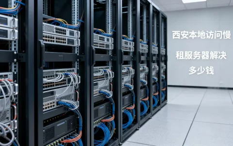 西安本地访问慢可以租服务器来解决吗，多少钱？
