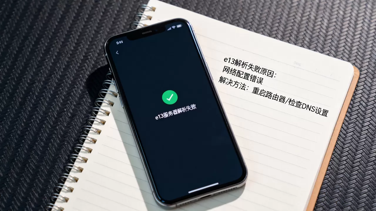 手机e13服务器解析失败怎么办,e13解析失败原因是什么? 手机e13服务器解析失败怎么办,e13解析失败原因是什么?