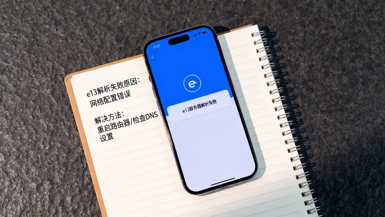 手机e13服务器解析失败怎么办,e13解析失败原因是什么? 手机e13服务器解析失败怎么办,e13解析失败原因是什么?