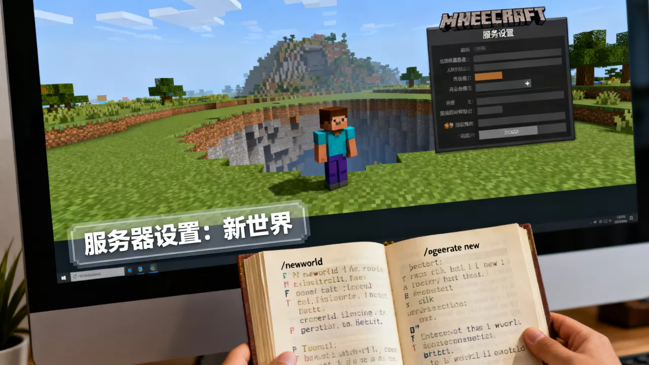 我的世界直连服务器怎么开新世界,服务器开新世界的指令有哪些 我的世界直连服务器怎么开新世界,服务器开新世界的指令有哪些