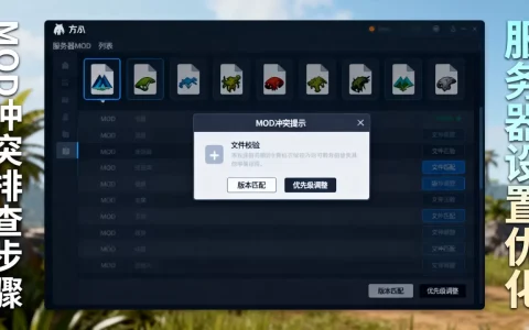 方舟进服务器MOD不符合怎么办，方舟服务器MOD冲突怎么解决