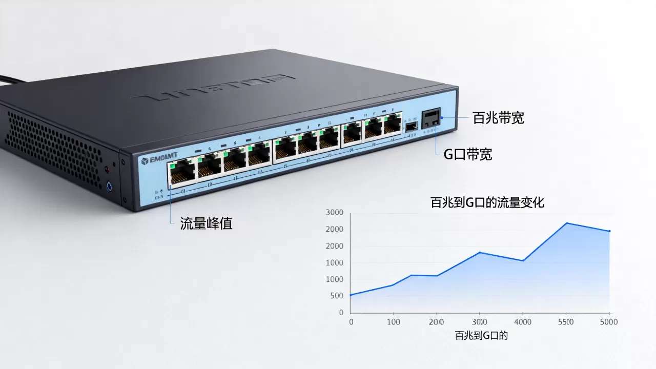 业务从百兆升级到G口的时机怎么把握,什么时候升级? 业务从百兆升级到G口的时机怎么把握,什么时候升级?