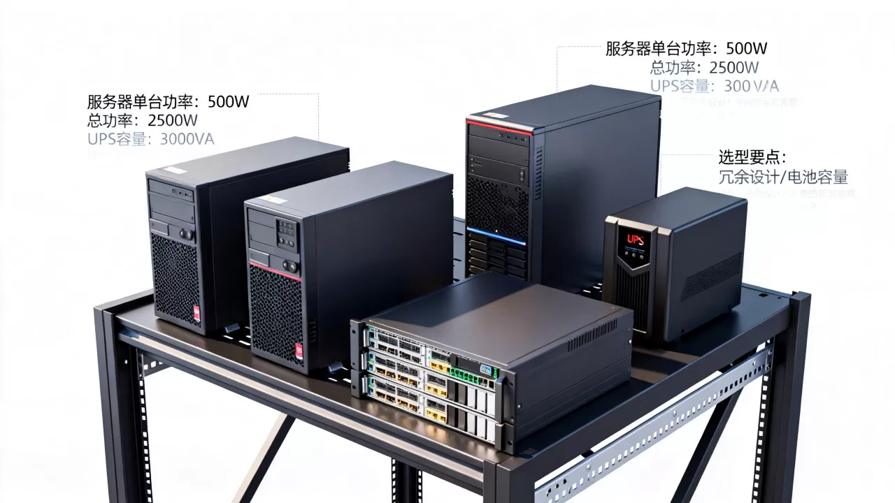 5台服务器需要多大功率UPS,UPS电源如何选型? 5台服务器需要多大功率UPS,UPS电源如何选型?