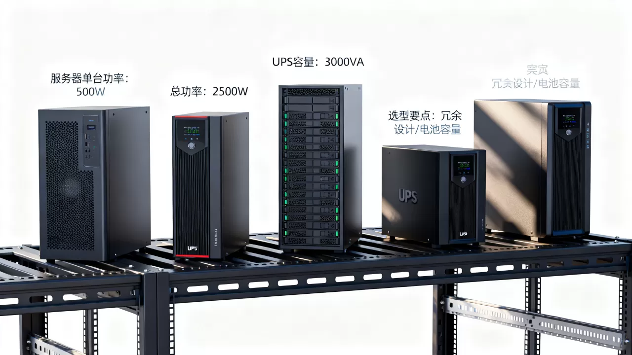5台服务器需要多大功率UPS,UPS电源如何选型? 5台服务器需要多大功率UPS,UPS电源如何选型?