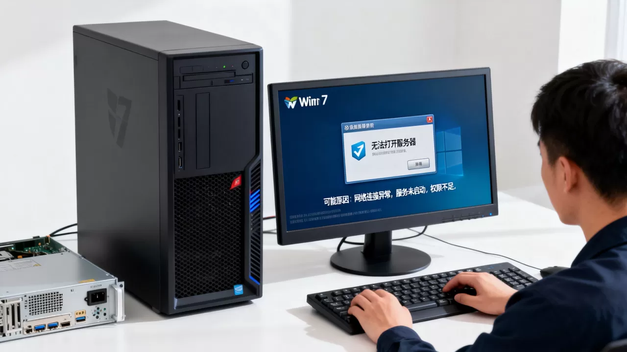 win7服务器打开失败怎么办,是什么原因导致的? win7服务器打开失败怎么办,是什么原因导致的?
