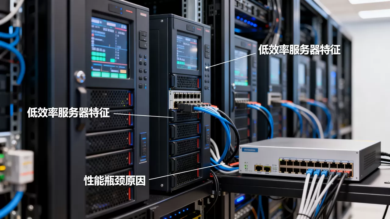 哪些服务器属于低效率,是什么原因导致的? 哪些服务器属于低效率,是什么原因导致的?