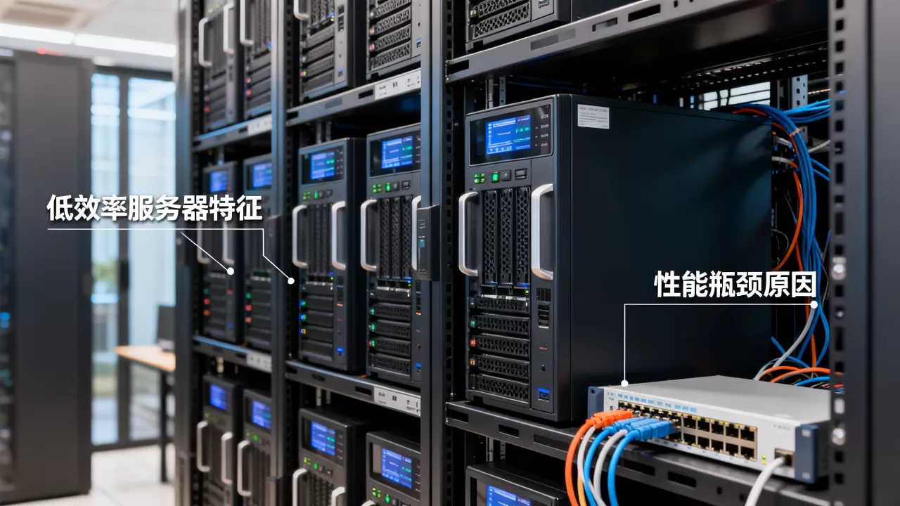 哪些服务器属于低效率,是什么原因导致的? 哪些服务器属于低效率,是什么原因导致的?