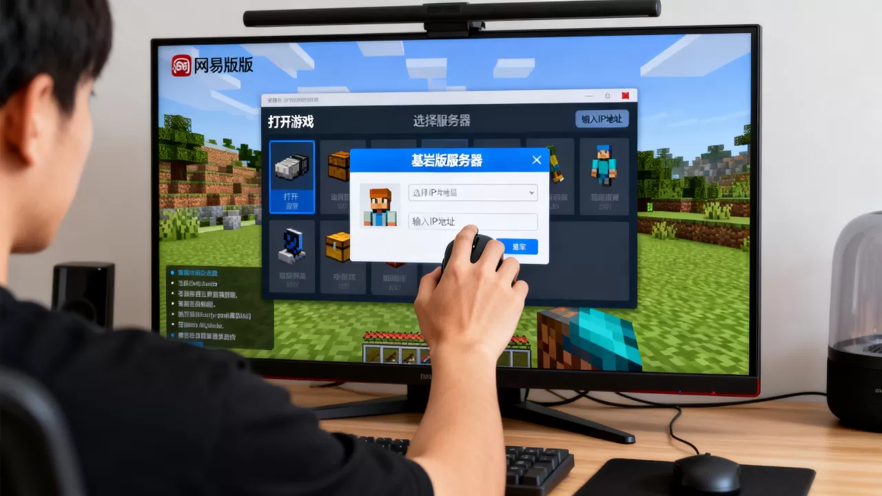 电脑端网易版我的世界怎么进基岩版服务器?,进不去咋办? 电脑端网易版我的世界怎么进基岩版服务器?,进不去咋办?