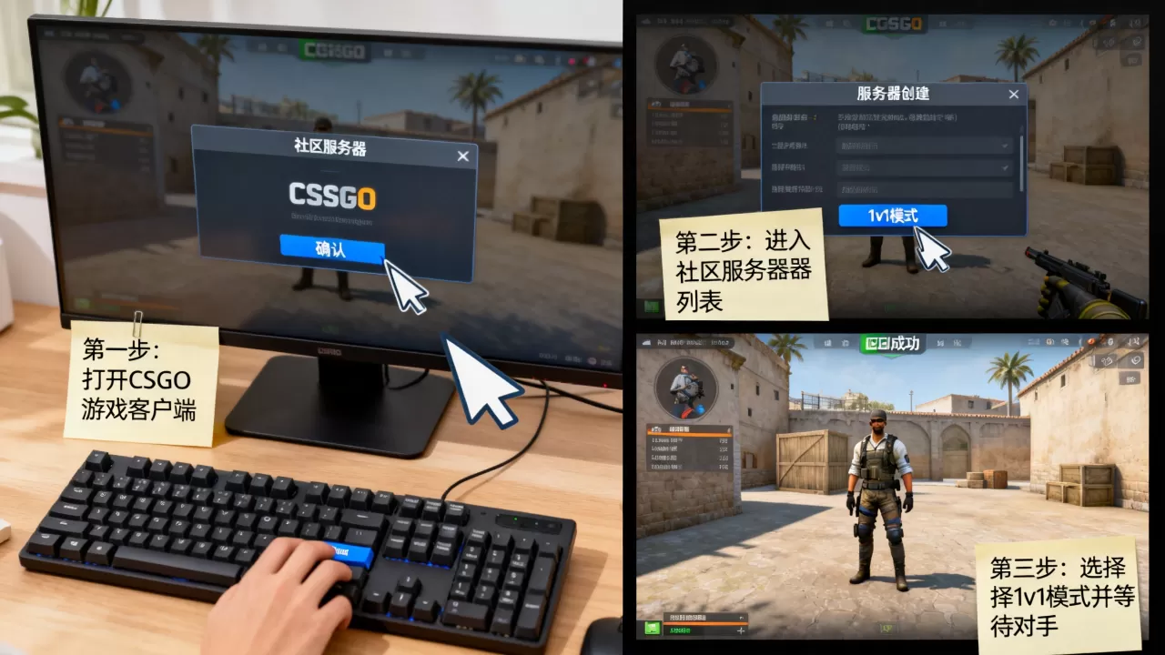 CSGO社区服务器1v1怎么开,详细步骤有哪些? CSGO社区服务器1v1怎么开,详细步骤有哪些?