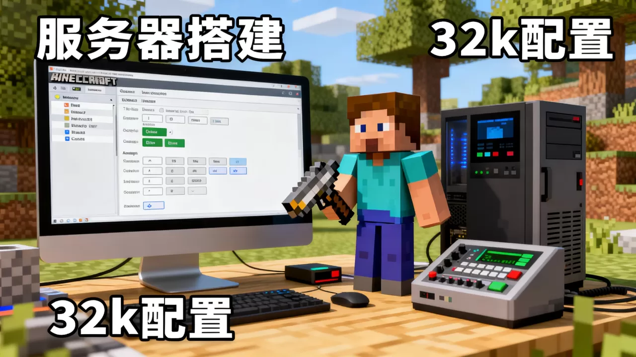 我的世界32k服务器怎么弄?,服务器32k怎么获得? 我的世界32k服务器怎么弄?,服务器32k怎么获得?