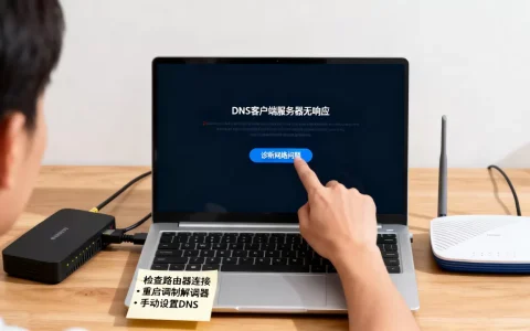 DNS客户端服务器无响应是怎么回事，电脑无法上网怎么解决？
