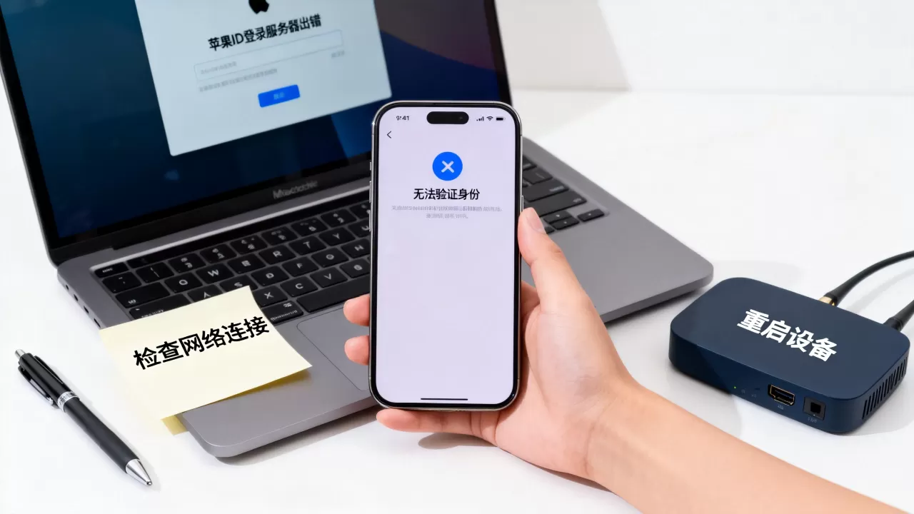 苹果id登录服务器出错怎么解决,无法验证身份怎么办 苹果id登录服务器出错怎么解决,无法验证身份怎么办