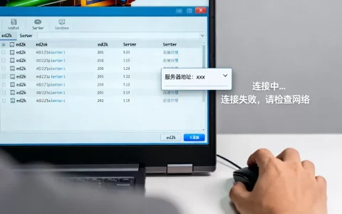 emule的ed2k服务器列表怎么连接？，连不上怎么办？