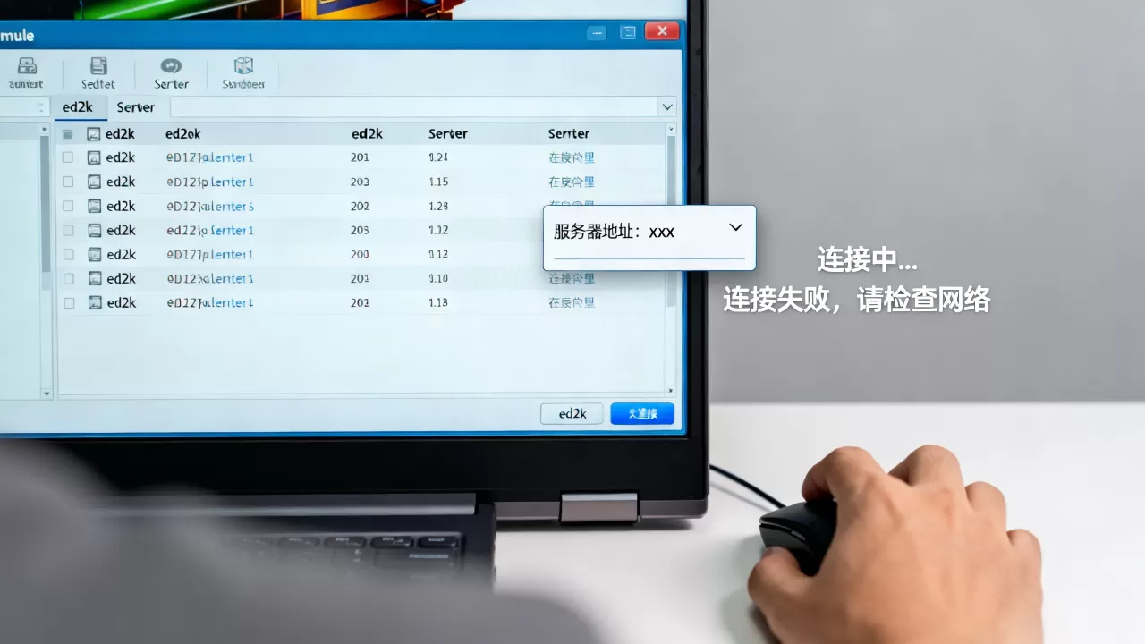 emule的ed2k服务器列表怎么连接?,连不上怎么办? emule的ed2k服务器列表怎么连接?,连不上怎么办?