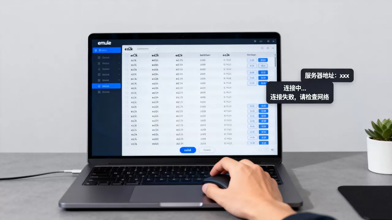 emule的ed2k服务器列表怎么连接?,连不上怎么办? emule的ed2k服务器列表怎么连接?,连不上怎么办?