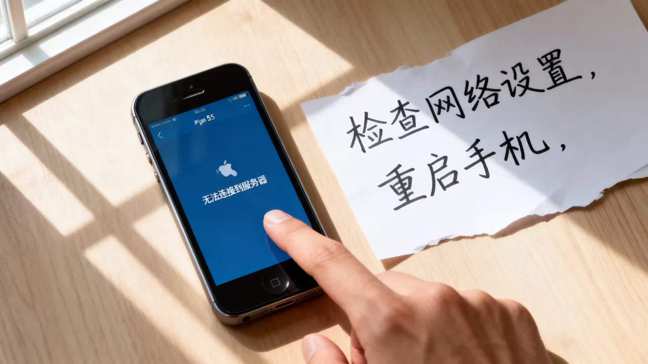 苹果手机5s连不上服务器怎么办,什么原因? 苹果手机5s连不上服务器怎么办,什么原因?
