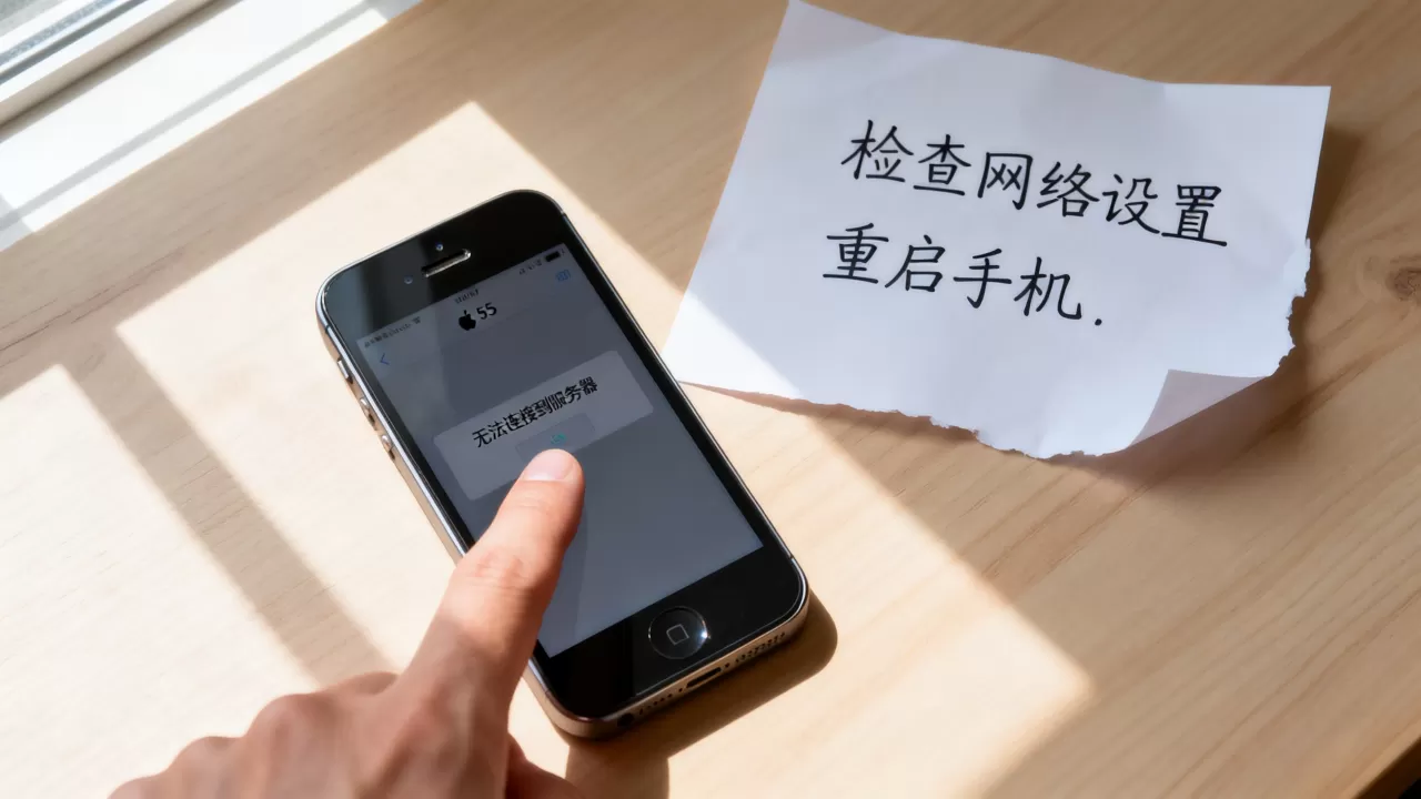 苹果手机5s连不上服务器怎么办,什么原因? 苹果手机5s连不上服务器怎么办,什么原因?