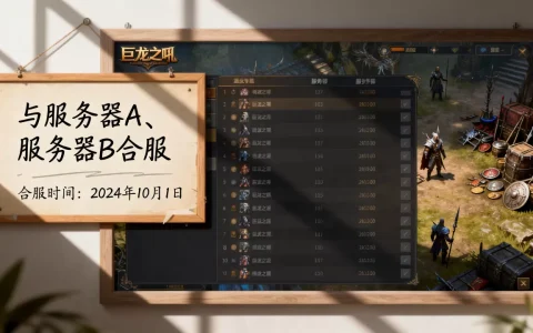 巨龙之吼跟哪些服务器合服了,什么时候合服公告