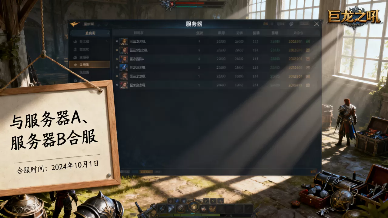 巨龙之吼跟哪些服务器合服了,什么时候合服公告 巨龙之吼跟哪些服务器合服了,什么时候合服公告