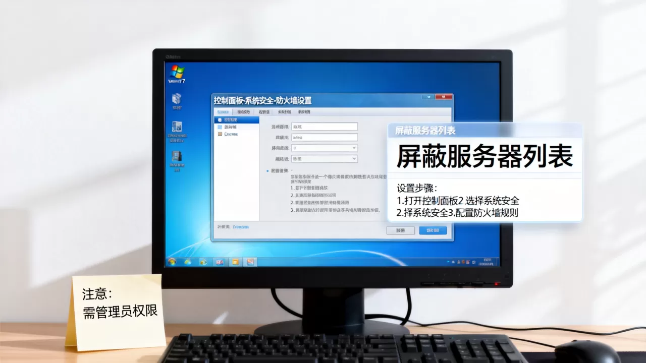 Windows 7系统需要屏蔽哪些服务器,怎么设置? Windows 7系统需要屏蔽哪些服务器,怎么设置?