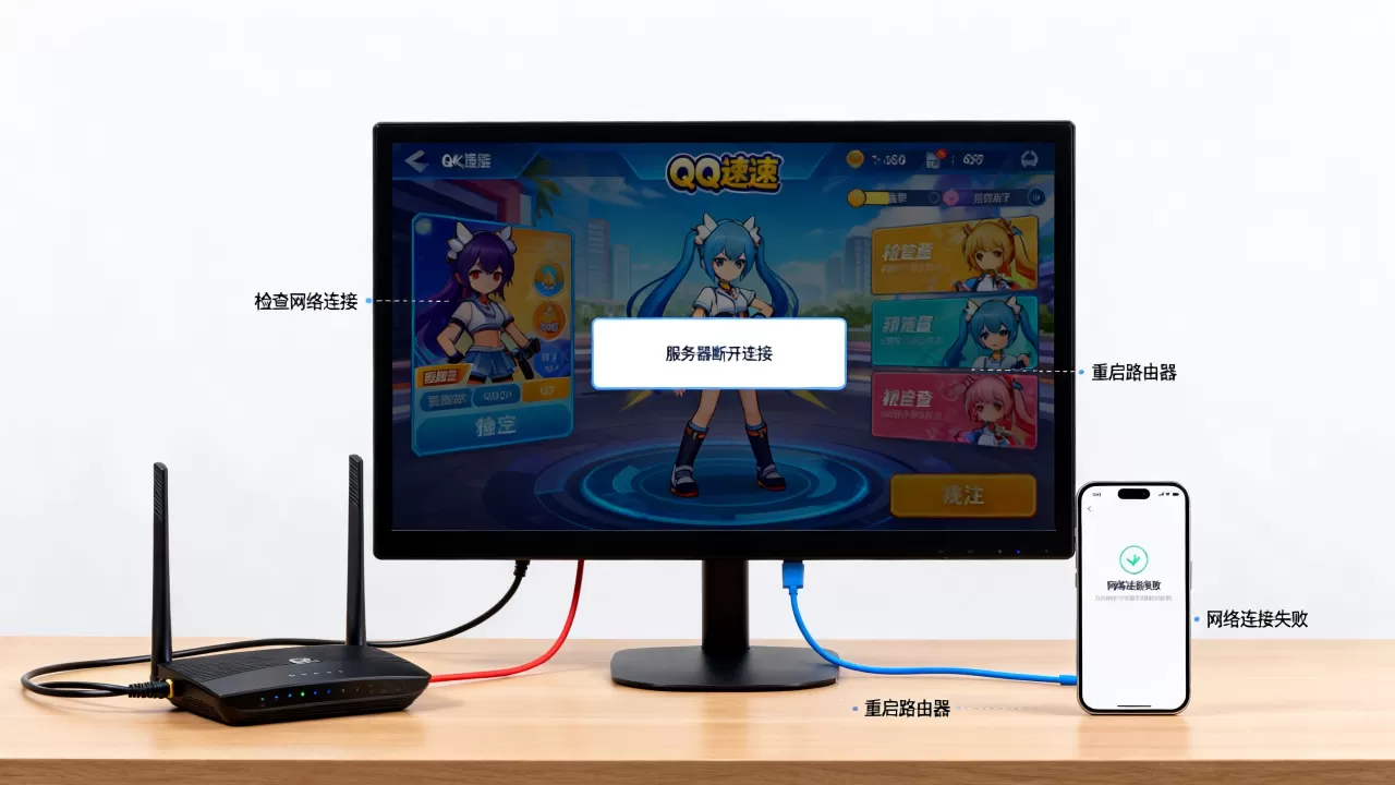 QQ音速和服务器断开是怎么回事,服务器连接失败怎么办 QQ音速和服务器断开是怎么回事,服务器连接失败怎么办