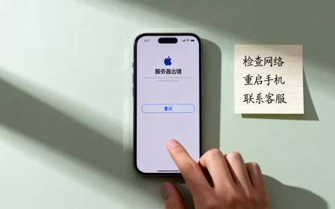 苹果手机ID登录时服务器出错怎么办，是什么原因？